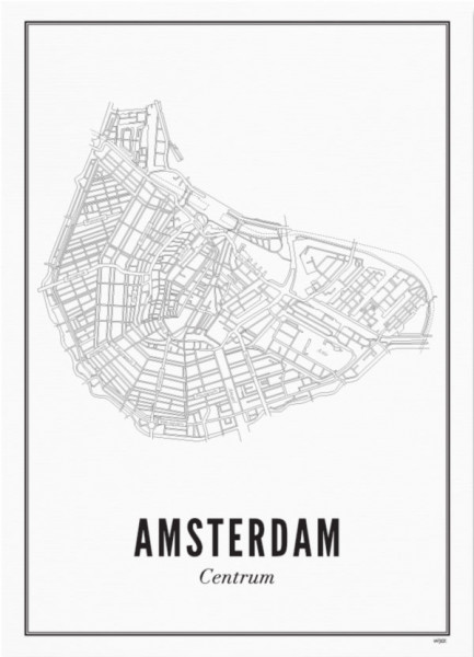 Print Amsterdam Centrum A4