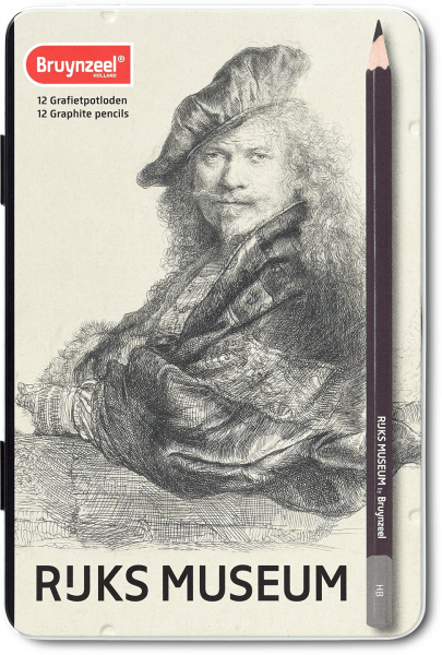 12 graphite pencils - Rembrandt van Rijn