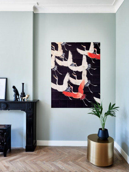 IXXI S Kraanvogels oranje en zwart