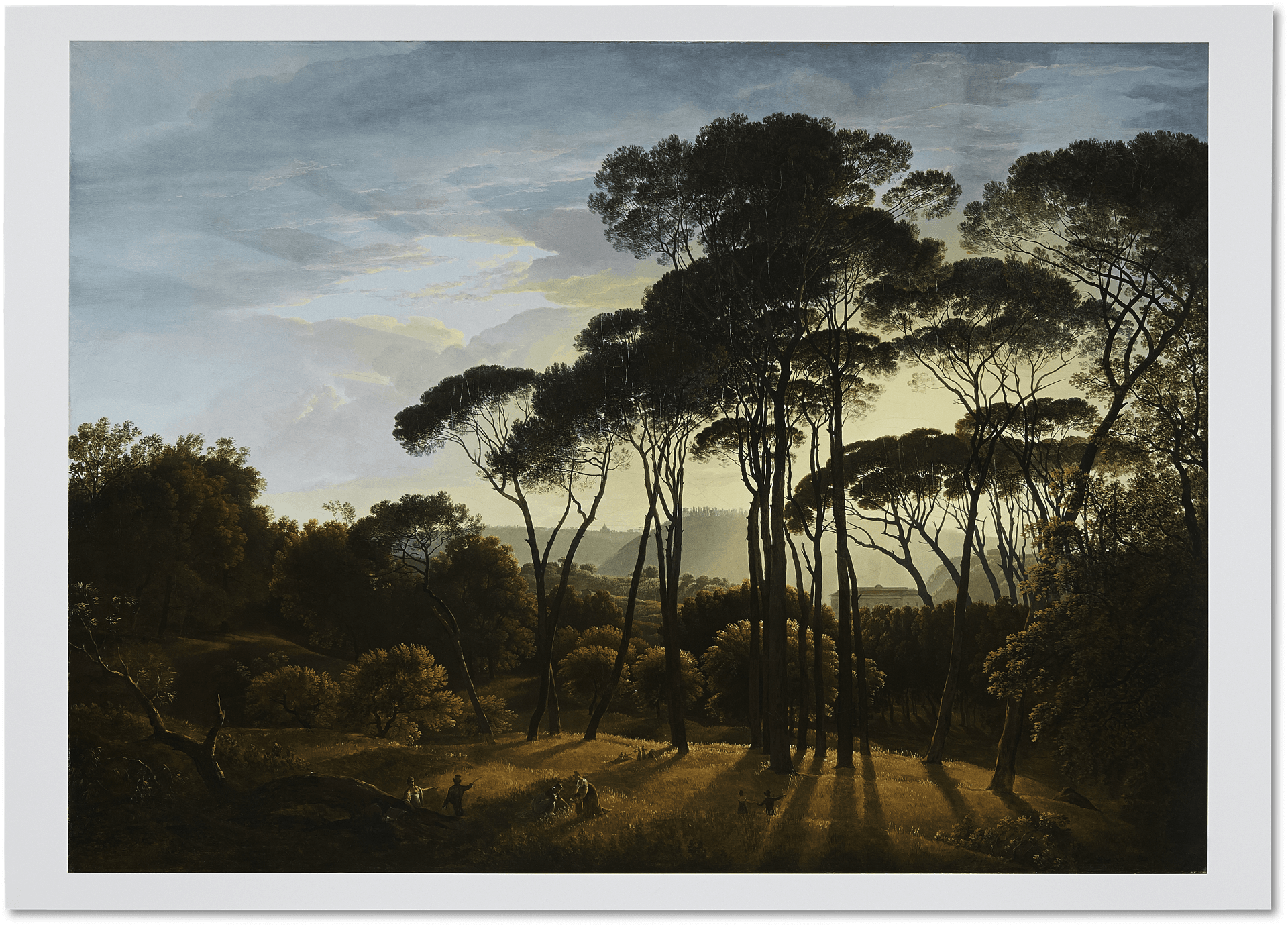 XL poster | Italian Landscape with Parasol Pine Trees | 50x70cm