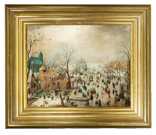 Oleograph | Winter landscape