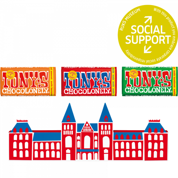 Tony's Chocolonely 3pack Melkchocolade