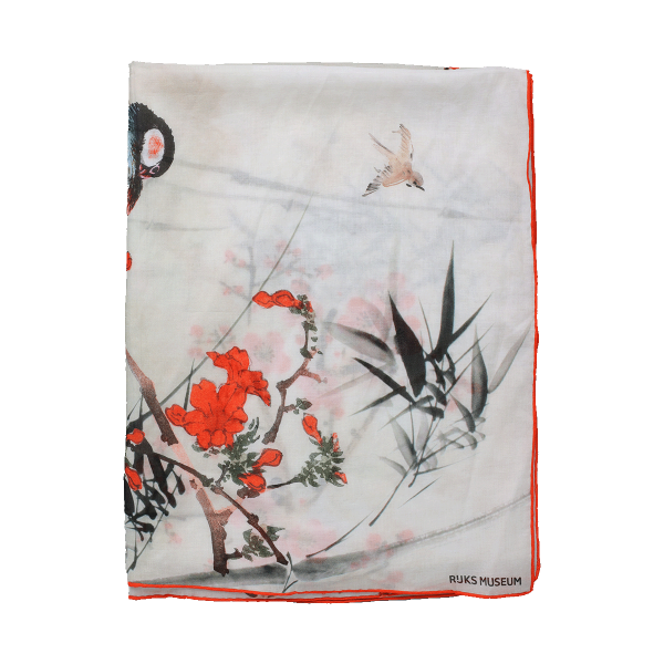 Scarf | Girl in a White Kimono