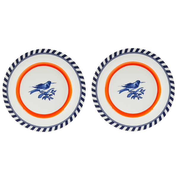 Borden set bird oranje