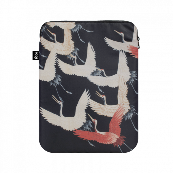 Laptop sleeve crane birds