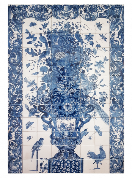 Ceramic Tile Tableau Delftware