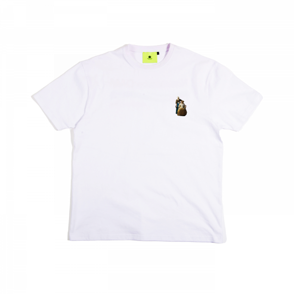 T-shirt oyster wit