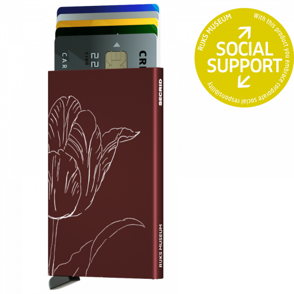 Cardprotector Tulip bordeaux