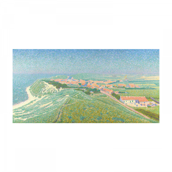Poster | Gezicht op het dorp Zoutelande