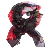 Zijden sjaal chiffon De Heem Zijden sjaal chiffon De Heem