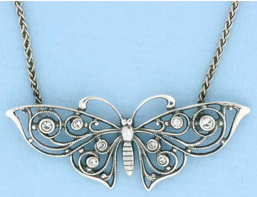 Necklace | Butterfly Crystal