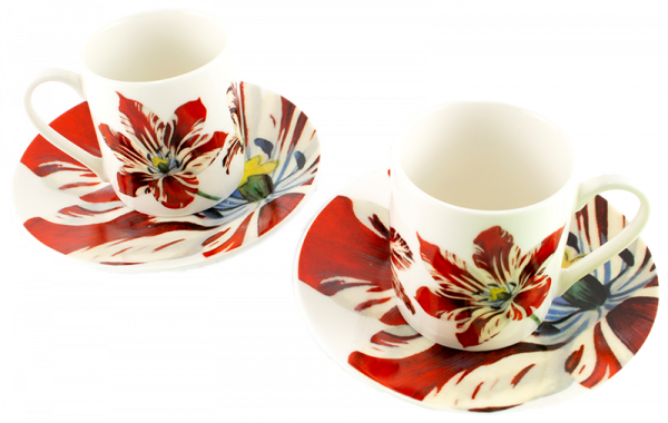 Espresso Set Tulpen