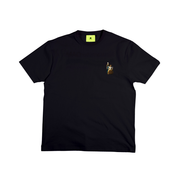 T-shirt oyster zwart