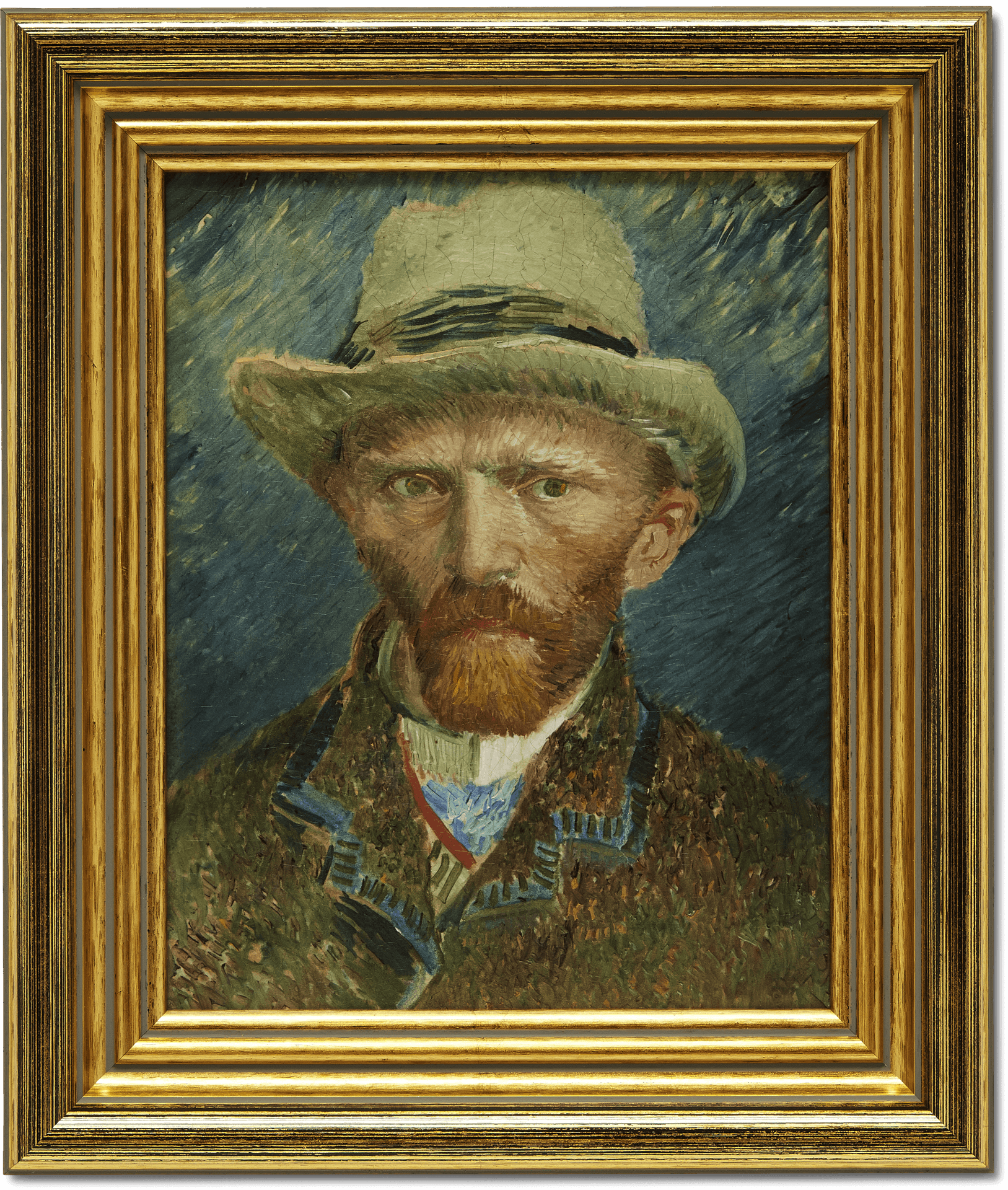 Oleografie Zelfportret Vincent van Gogh Rijksmuseum Shop