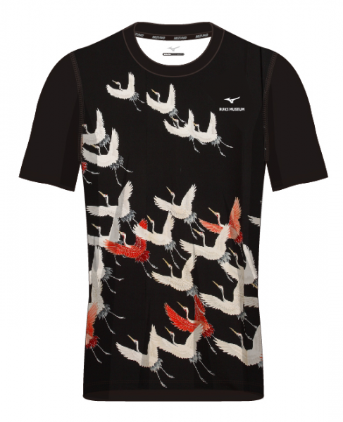 Kraanvogel T-shirt | Zwart | Heren | Maat :S