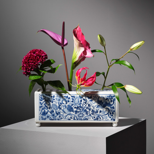 Vaas 'Flowerbrick' bloemhouder