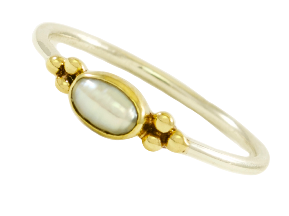 Ring Pearl Jewish Bride | Small