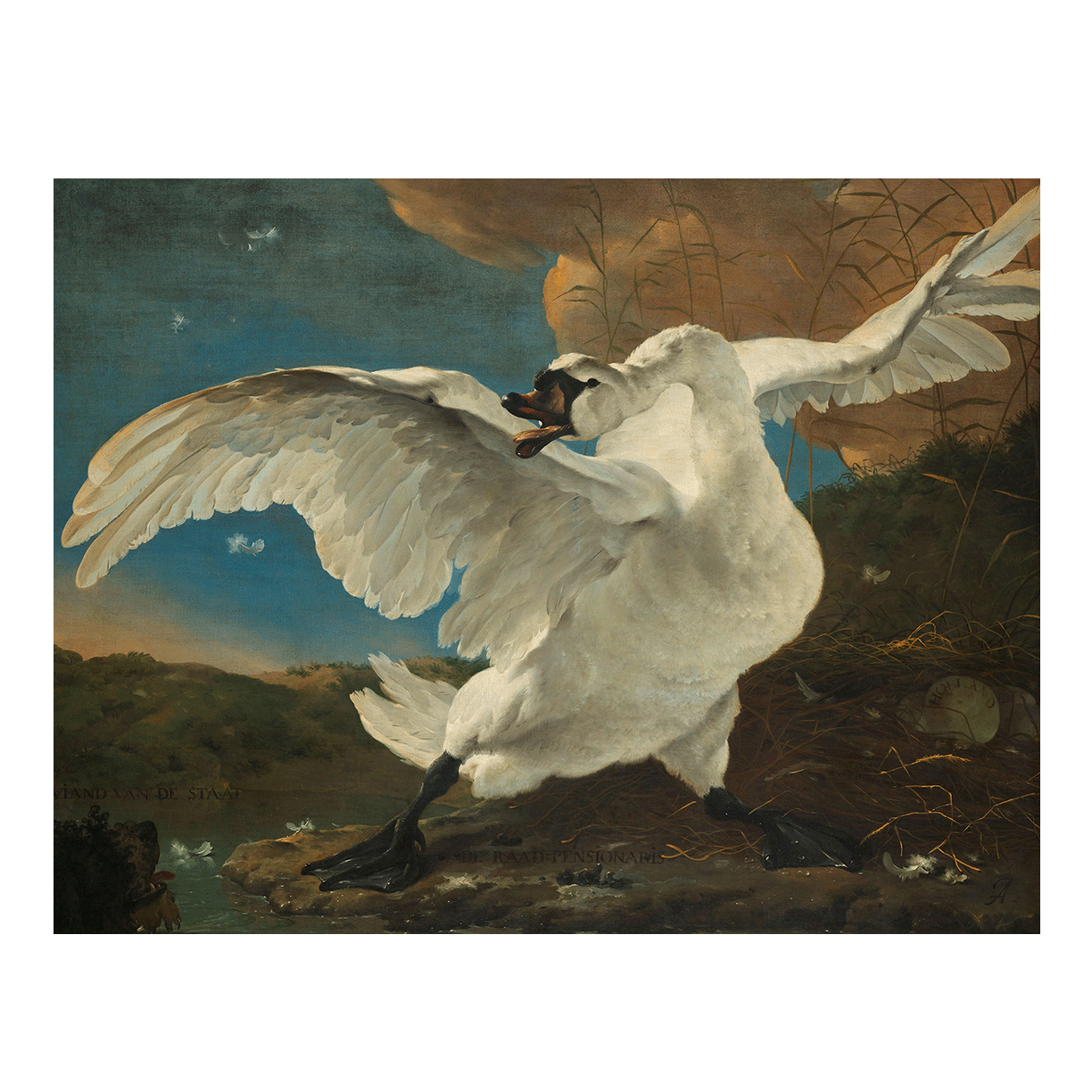 Poster | The Threatened Swan | Art posters | Prints | Rijksmuseum Shop