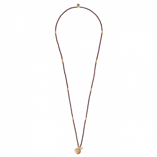 00 Timeless ketting Kraanvogel Maansteen