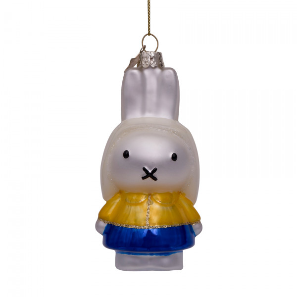 Ornament Miffy Milkmaid glass