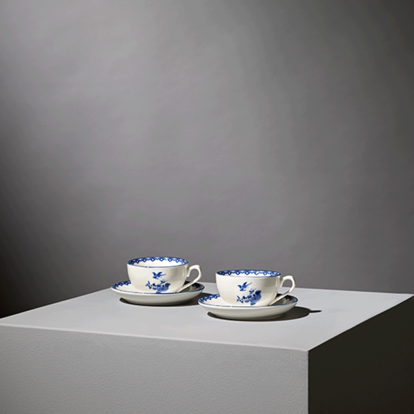 Delftware Cappuccino Cups and Saucers