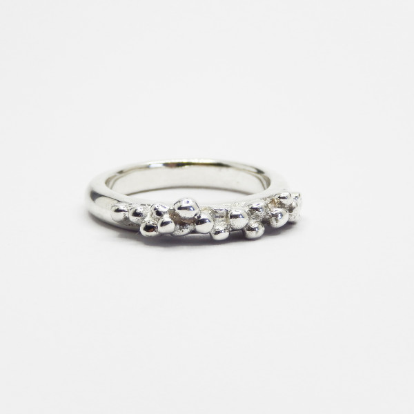Branding ring | Zilver | Maat 16