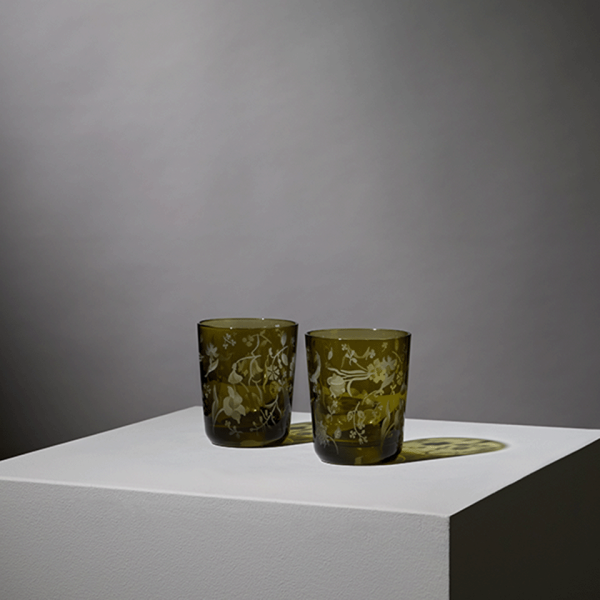 Tumbler set flowers | Green