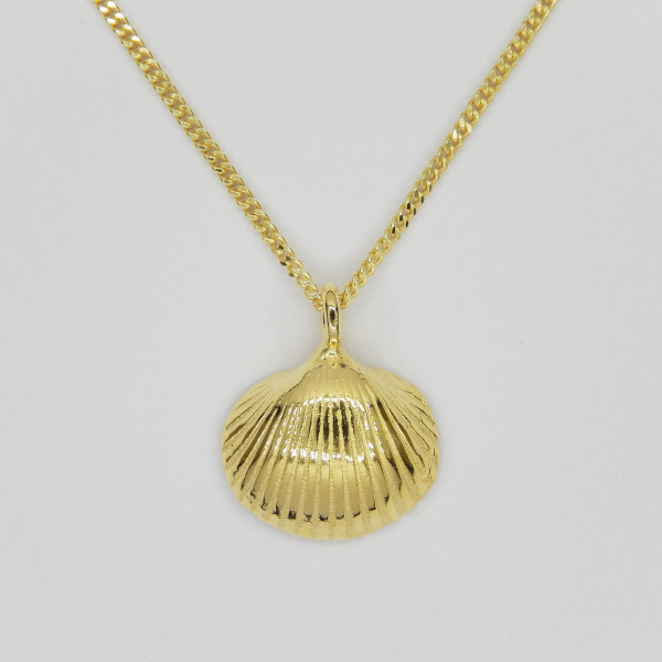 Heartshell necklace | Gold plated