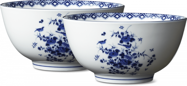 Set of 2 porcelain bowls l Delft Blue