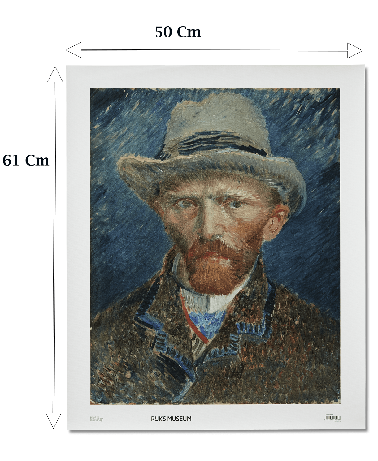 Canvas | Zelfportret Vincent van Gogh | Rijksmuseum Shop