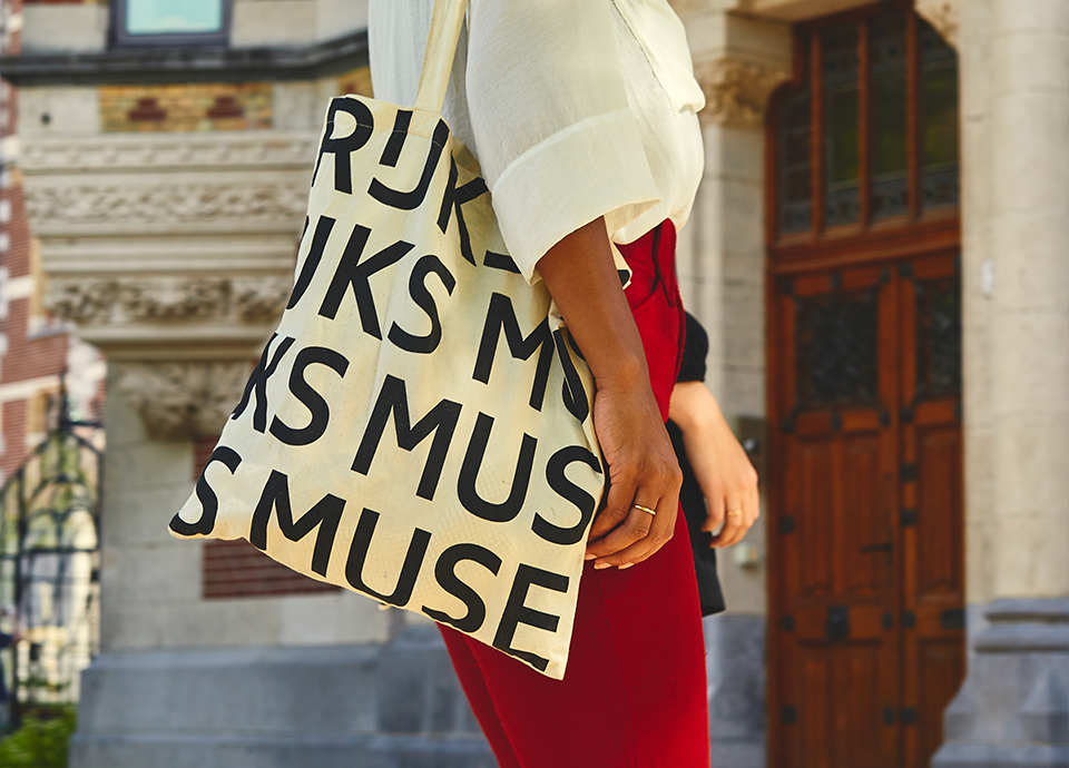 Canvas bag Rijksmuseum logo - Rijksmuseum Shop | Rijksmuseum Shop